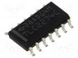 OPERAATIOVAHVISTIN - 2,2MHZ - CH: 4 - ±2,2÷8VDC,4,4÷16VDC - SO14 - Operaatiovahvistimet - SMD - TLC2274CDR - 1