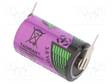 PARISTO: LITIUM- (LTC) - 1/2AA - 3,6V - 900MAH - Ø14,7X25,2MM - 2PIN - Alkaliparistot - SL-550PR - 1