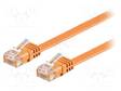 PATCH CORD - U/UTP - 6 - CU - PVC - ORANSSI - 1,5M - 32AWG - RJ45 Ethernet kaapelit - F.UUTP6-CU-015OR - 1