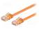 PATCH CORD - U/UTP - 6 - CU - PVC - ORANSSI - 1M - 32AWG - RJ45 Ethernet kaapelit - F.UUTP6-CU-010OR - 1