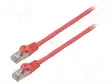 PATCH KAAPELI - F/UTP - CAT: 6 - RJ45-PISTOKE,MOLEMMIN PUOLIN - LANKA - RJ45 Ethernet kaapelit - PCF6-10CC-0150-R - 1