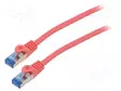 PATCH KAAPELI - S/FTP - CAT: 6A - RJ45-PISTOKE,MOLEMMIN PUOLIN - LANKA - RJ45 Ethernet kaapelit - PCF6A-10CC-0200-R - 1
