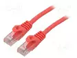 PATCH KAAPELI - U/UTP - CAT: 6 - RJ45-PISTOKE,MOLEMMIN PUOLIN - LANKA - RJ45 Ethernet kaapelit - PCU6-10CC-0500-R - 1