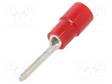PÄÄTE: RIVILIITIN - Ø: 1,5MM - 0,3÷1,65MM2 - PURISTETTAVA - L: 11MM - Eristetyt liittimet - TMEXTC-1.25-11S-R - 1