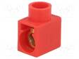 LIITIN: RIVILIITIN - 32A - 400V - JOHTOON - RUUVI TERMINAALI - PUNAINEN - Riviliittimet - PE.4001R - 1