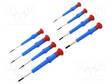 SCREWDRIVER: PRECISION-SET - PRECISION - PHILLIPS - 8PCS. - Ruuvimeisselit ja sarjat - KT-32108MR - 1