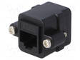 ADAPTERI - SOVITIN - PIN: 8 - CAT: 5E - SUOJAAMATTOMAT - 8P8C - SUORA - RJ liittimet - RJ45ADAPTER - 1