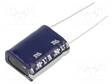 SUPERKONDENSAATTORI - THT - 1F - 5VDC - -20÷80% - 8,5X16,8X21,5MM - 12UA - Superkondensaattorit - PB-5R0H105-R - 1