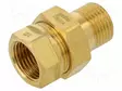 LIITIN: KAKSOISLIITIN - MAX.6BAR@ - Liittimet ja johdot pneumatiikkaan - 331-4BR - 1