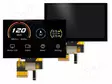 TFT NÄYTTÖ - 5" - 800X480 - VALAISTUS: LED - 140,7X93,83MM - RGB - PYÖREÄ - TFT-näytöt - 4DLCD-50-CT-R - 1