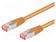PATCH KAAPELI - S/FTP - CAT: 6A - RJ45-PISTOKE,MOLEMMIN PUOLIN - LANKA - RJ45 Ethernet kaapelit - SFTP6A-CU-075OR - 1