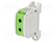 LIITIN: KISKO-50MM2 - NAVAT: 1 - PURISTIMET: 2 - VIHREÄ - STB - TS35 - 1KV - Kiskoliittimet - STB50GR - 1