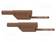 MITTAUSJOHTO - 16A - BANAANIPISTOKE 4MM,MOLEMMIN PUOLIN - PIT: 1M - Mittausjohdot - VSFK87011100-BR - 1
