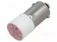 LED - PUNAINEN - 24VDC - 24VAC - VARSI: BA9S - Taulukytkimien lisävarusteet - BA9S24LEDR - 1