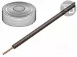 JOHTO - H07V-U - 1,5MM2 - RAUTACU - PVC - RUSKEA - 450V,750V - Monisäikeiset asennuskaapelit - H07V-U-150-BR - 1