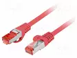 PATCH KAAPELI - S/FTP - CAT: 6 - RJ45-PISTOKE,MOLEMMIN PUOLIN - LANKA - CU - RJ45 Ethernet kaapelit - PCF6-10CU-1500-R - 1