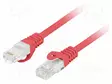 PATCH KAAPELI - U/UTP - CAT: 6 - RJ45-PISTOKE,MOLEMMIN PUOLIN - LANKA - CU - RJ45 Ethernet kaapelit - PCU6-10CU-2000-R - 1