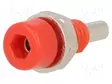 LABORATORY CONNECTOR: 2MM BANANA - SOCKET - 10A - 60VDC - PUNAINEN - 5MOHM - Banaanijatkoliittimet - PJP224-M5-I-R - 1
