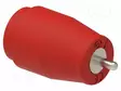 LABORATORY CONNECTOR: 4MM BANANA - SOCKET - 25A - PUNAINEN - NICKEL PLATED - Banaanijatkoliittimet - PJP3223PCB-R - 1