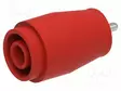 LABORATORY CONNECTOR: 4MM BANANA - SOCKET - 25A - PUNAINEN - NICKEL PLATED - Banaanijatkoliittimet - PJP3223PCB-R - 2