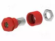 LABORATORY CONNECTOR: 4MM BANANA - SOCKET - 30VAC - 60VDC - 36A - PUNAINEN - Banaanijatkoliittimet - PJP3240-C-R - 1