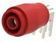 LABORATORY CONNECTOR: 4MM BANANA - SOCKET - 25A - PUNAINEN - NICKEL PLATED - Banaanijatkoliittimet - PJP3263SPCTPCB-R - 2