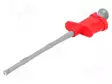 MITTAUSKOUKKU - PIHTIMÄINEN - 6A - PUNAINEN - 1000V - 4MM - Testauskoukut - PJP6005-IEC-R - 1