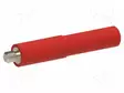 ADAPTERI - 36A - 60V - 30VAC - PUNAINEN - PINNOITUS: NIKKELÖITY - 4MM - Mittapäät - PJPADASPM3.5-R - 2