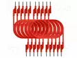 MITTAUSJOHDOT - 50VAC,120VDC - 10A - PIT: 1M - PUNAINEN - Mittausjohdot - PKT-P7049-R - 1