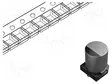 ELEKTROLYYTTIKONDENSAATTORI - SMD - 220UF - 10VDC - Elektrolyyttikondensaattorit - vaaka - AEF0810221M010R - 1