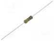 HIILIKALVOVASTUS - 0OHM - 0,5W - ±5% - 350V - Ø0,6X26MM - Ø3,2X9MM - L: 9MM - Vastukset - läpijuotettavat - THT - CF12W-0R - 1