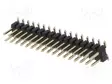 PIIKKIRIMALIITIN - PIN-LIITIN - UROS - PIN: 34 - SMT - PYSTYSUORA - 2MM - 2X17 - Piikkirimaliittimet - C6200-34BDGATPR - 1