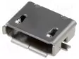 LIITIN: USB AB MICRO - PISTORASIA - SMT - PIN: 5 - USB 2.0 - KULLATTU - USB liittimet - 207A-ABA0-R - 1