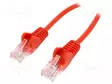 PATCH KAAPELI - U/UTP - 5E - CU - PVC - PUNAINEN - 0,5M - RJ45 Ethernet kaapelit - DK-1511-005R - 1