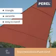 SHADE SAIL - TRIANGLE - 3.6 x 3.6 x 3.6 m - COLOUR: TERRACOTTA - Piha ja terassikalusteet - GSS3360TR - 2