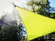 SHADE SAIL WITH BUILT-IN LED BORDER - TRIANGLE - 3.6 x 3.6 x 3.6 m - LEMON GREEN - Piha ja terassikalusteet - GSST36MLEDSPGR - 2