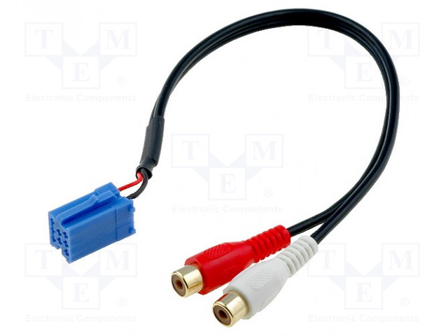 AUX-ADAPTERI - RCA - BECKER,BLAUPUNKT,VDO - AUX ja bluetooth liitännät - ZRS-AUXBECKER - 1