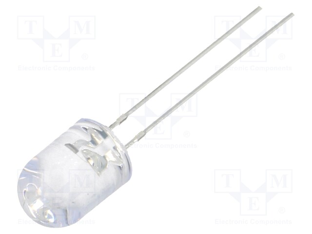 CRLED - KELTAINEN - 8MM - 7000MCD - 30° - ETUOSA: KUPERA - 5÷20VDC - Pyöreät LEDit - OSY5PA8B31B-CR - 1