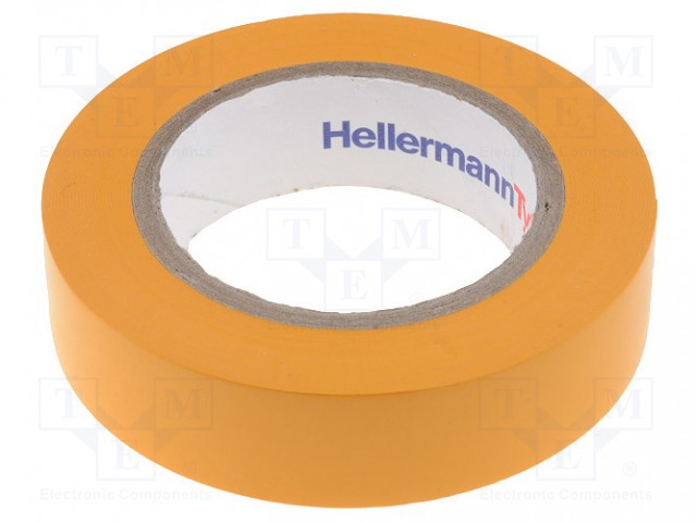 ERISTYSTEIPPI - W: 15MM - L: PAKS.: 0,15MM - ORANSSI - Eristysteipit ja -nauhat - HTAPE-FLX-15OR - 1