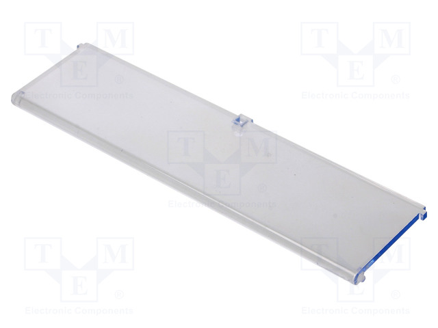 ETUPANEELI - VARUSTETTU SARANOILLA - 9M MODULBOX ONE - LÄPINÄKYVÄ - DIN kiskokotelot - IT-P05090721R - 1