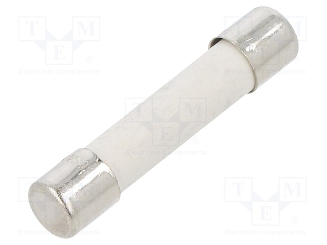 10A - 250VAC - HIDAS SULAKE - GSA - MESSINKI - Sulakkeet 6,3x32mm - hitaat - GSA-10-R - 1