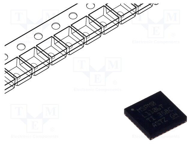 IC: ARM-MIKROOHJAIN - 32MHZ - VQFN32 - 4KBRAM,64KBFLASH - DALI - I/O: 28 - Texas Instruments mikrokontrollerit - MSPM0L1106TRHBR - 1