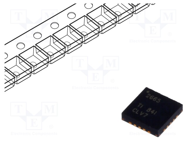 IC: DRIVER - I2C - VQFN20 - 3÷5,5VDC - 3000KPL - Ajuripiirit - DRV2665RGPR - 1