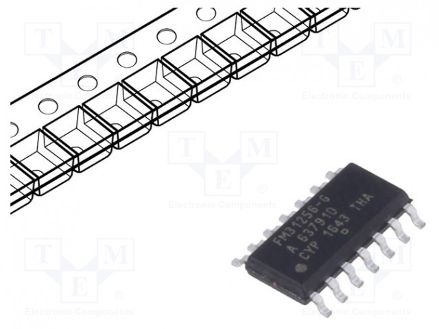 IC: FRAM MUISTI - 256KBFRAM - I2C - 32KX8BIT - 2,7÷5,5VDC - 1MHZ - SO14 - FRAM muistit - mikropiirit - FM31256-GTR - 1