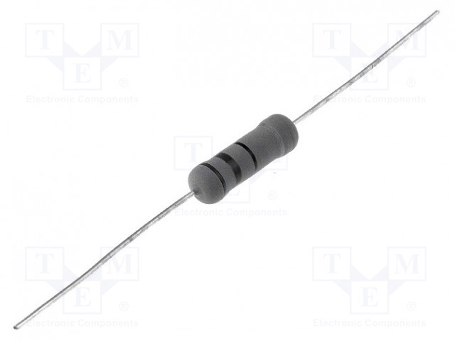 LANKAVASTUS - 1OHM - 3W - ±5% - Ø0,7X28MM - Ø5,5X16MM - 400PPM/°C - Tehovastukset - KNP03WS-1R - 1