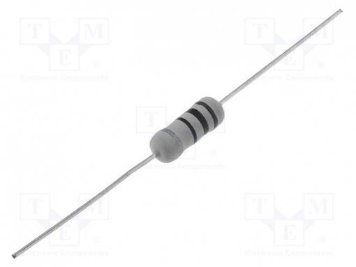 LANKAVASTUS - 27OHM - 1W - ±5% - Ø0,54X28MM - Ø3,5X10MM - 300PPM/°C - Tehovastukset - KNP01WS-27R - 1
