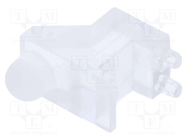 LED-VALOKUIDUT - Ø3MM - ETUOSA: KUPERA - Y: 2,5MM - X: 6,4MM - LED valojohtimet - SLP3-250-100-R - 1
