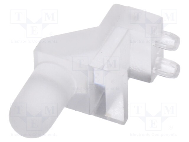 LED-VALOKUIDUT - Ø3MM - ETUOSA: KUPERA - Y: 5,1MM - X: 5,1MM - LED valojohtimet - SLP3-200-200-R - 1