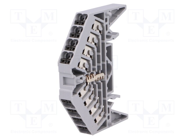 LIITIN: KISKO-17,5A - JOUSIPURISTIN - HARMAA - POLYKARBONAATTI - Kiskoliittimet - PPV4GR35X15DGR - 1