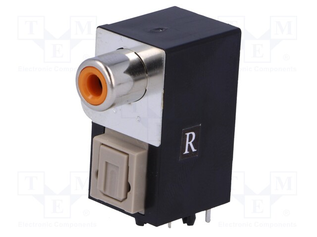 LIITIN: OPTISET (TOSLINK) + RCA - KANNEN KANSSA - THT - Optiset liittimet - FC684206R - 1